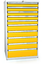 Schubladenschränke 1240 x 710 x 600 - 10x Schubladen